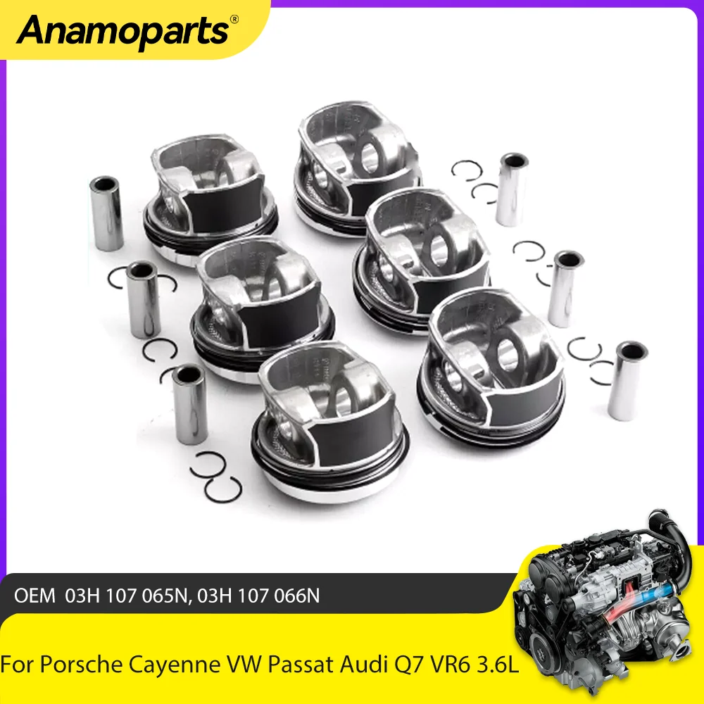 Segmentos de pistón VR6 3.6 FSI – Para Porsche Cayenne y VW Touareg
