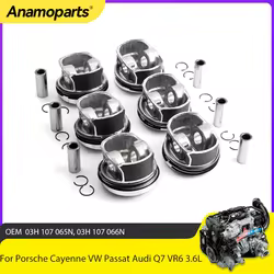Segmentos de pistón VR6 3.6 FSI para Porsche Cayenne y Touareg