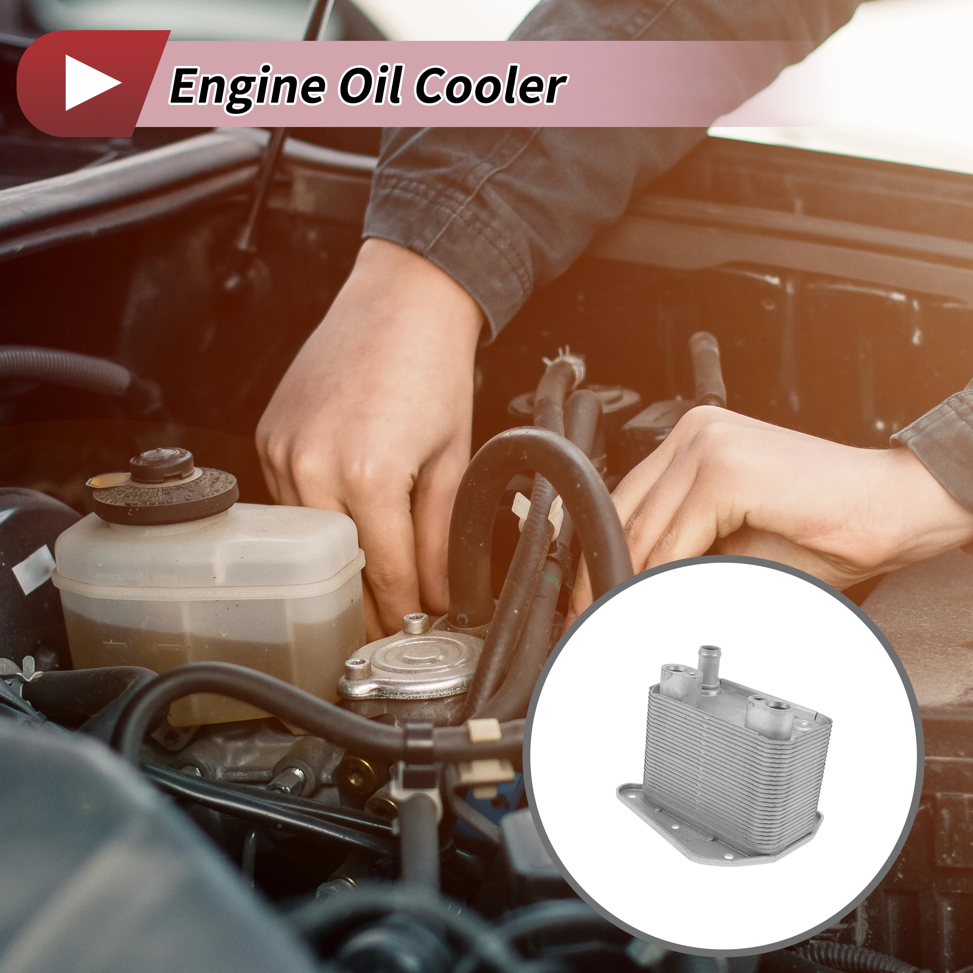 UXCELL Enfriador de aceite Mercedes-Benz Clase E W210 E320 3.2L 99-02