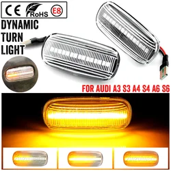 Intermitente lateral LED dinámico 8E0949127 para Audi A3, A4 y A6