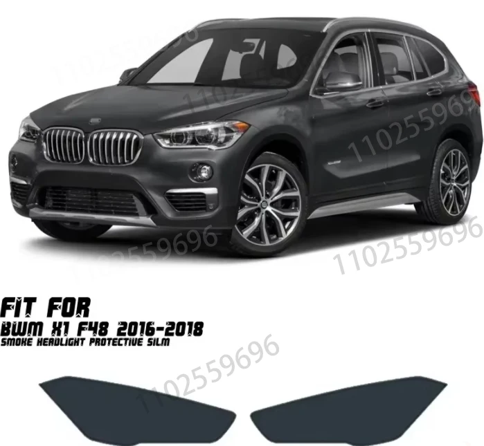 Protector de faros precortado TPU humo - BMW X1 F48 (2016-2018)