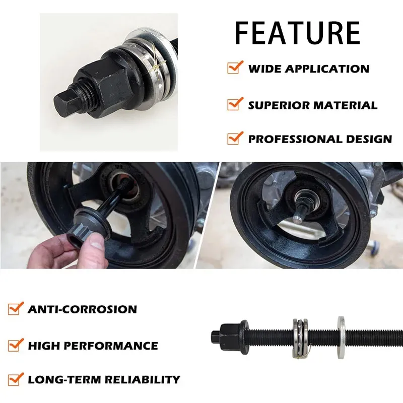 Instalador balanceador armónico GM LT LS con rodamiento y llaves - imagen 3