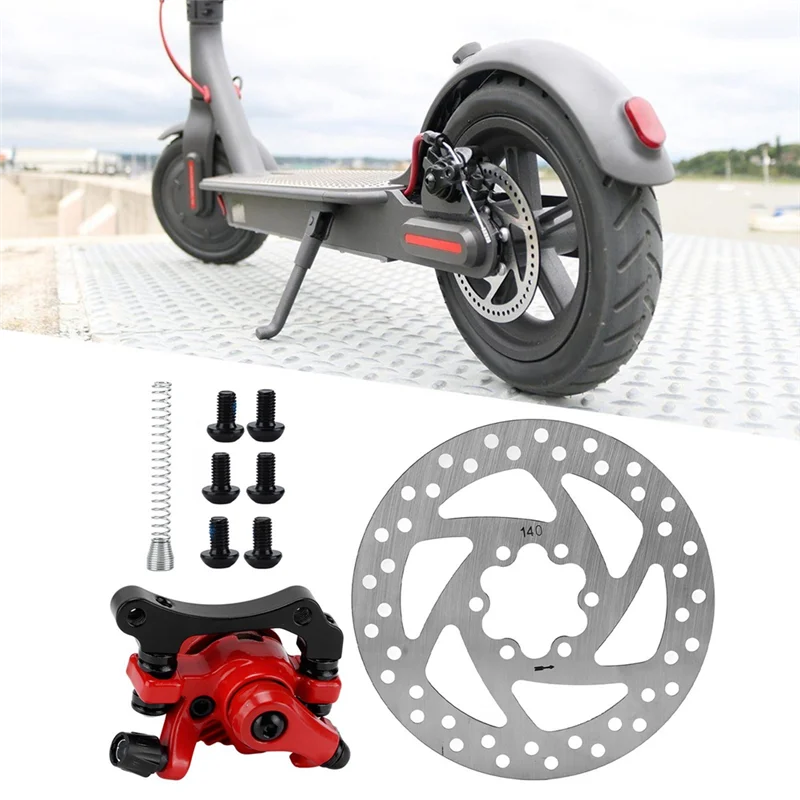 Kit pinza freno aleación 140mm 6 agujeros scooter eléctrico - imagen 5