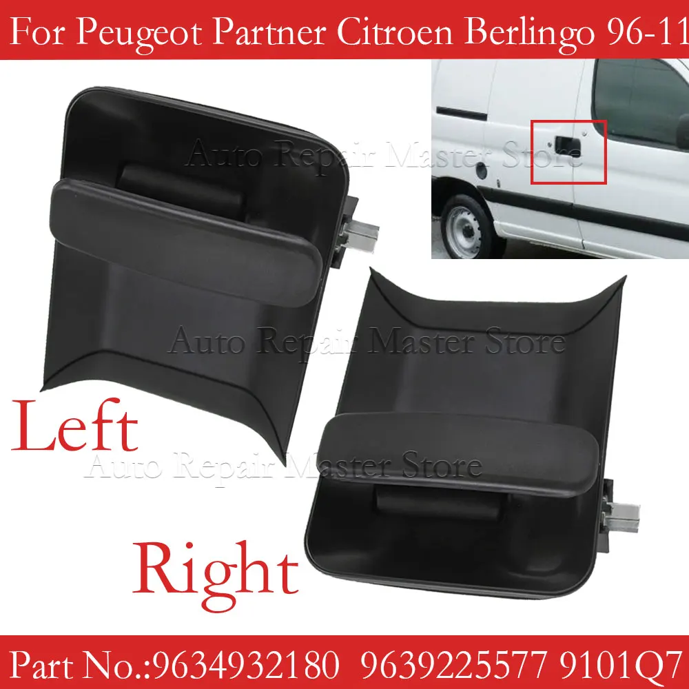 Manija exterior puerta corredera – Peugeot Partner Citroen Berlingo - imagen 2