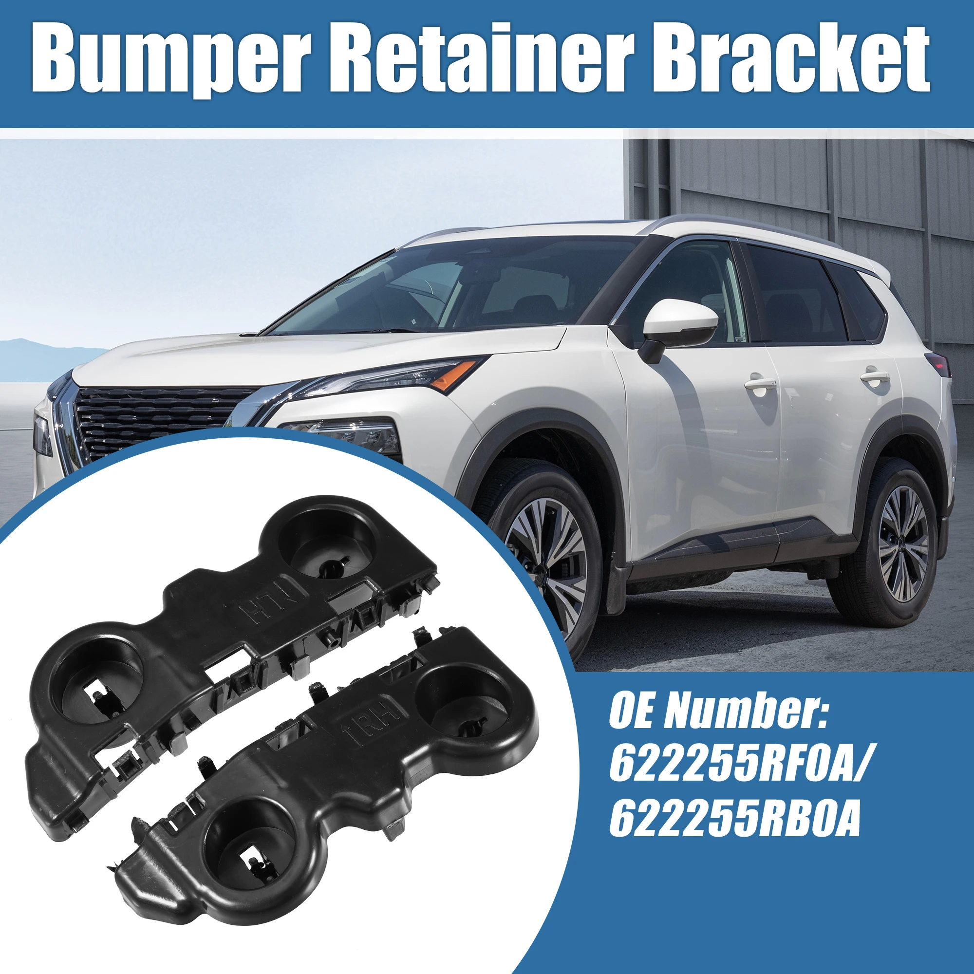 X Autohaux 622245RF0A – Soporte parachoques delantero Nissan Kicks - imagen 2