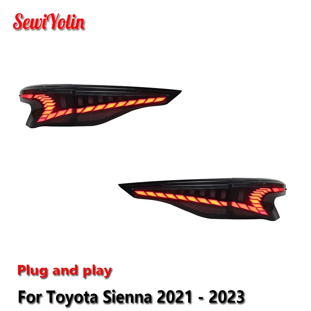 Luz trasera LED DRL freno para Toyota Sienna instalación directa