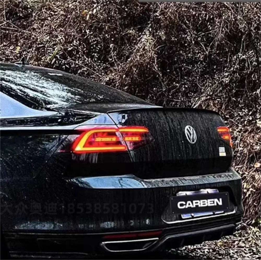 Alerón ABS negro brillante para Volkswagen Passat B8 2017-2024
