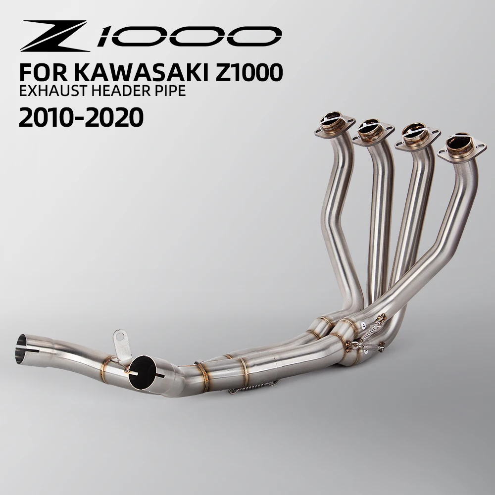 Tubo de enlace de escape inox para Kawasaki Z1000 (2010-2020)