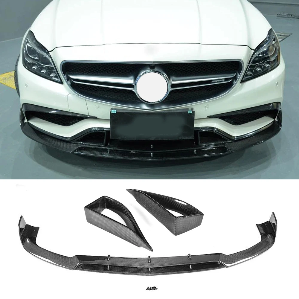 Mercedes Labio delantero CLS63 AMG W218 2015-2017 fibra carbono - imagen 2