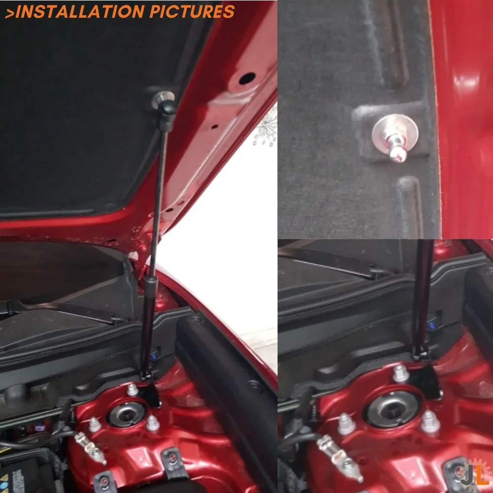 Barras gas capó fibra de carbono – Mazda CX-30 2019-2023 - imagen 2