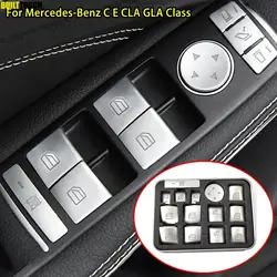 Pegatinas para botones del elevalunas Mercedes CLA y GLA 180/200