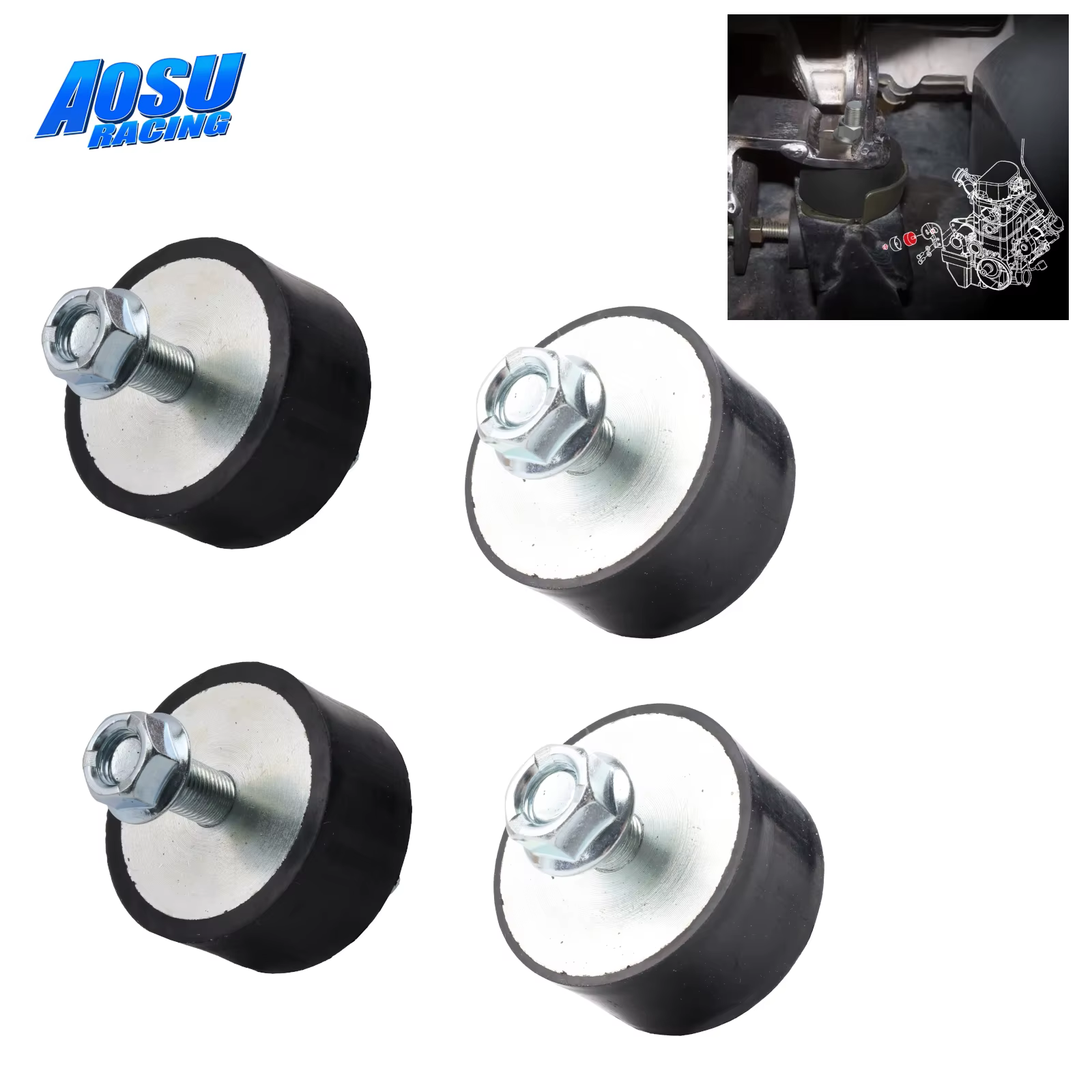 Kit de soportes de motor para Polaris Sportsman 335/400/450/500/700/800