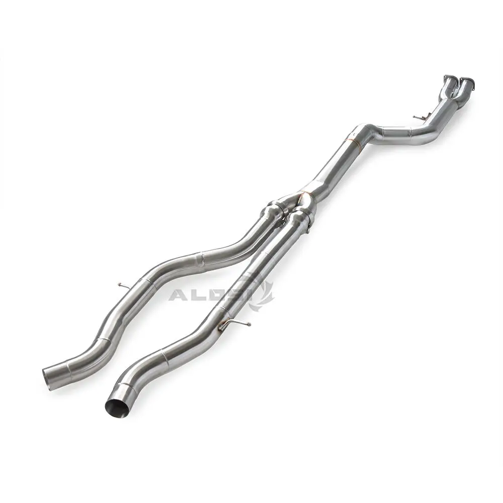 Resonador central de escape inoxidable para BMW M3 M4 S55 F80 F82 F83 3.0 - imagen 2