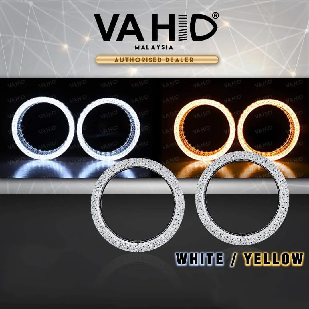VAHID Anillos LED Angel Eyes para faros con DRL e intermitentes