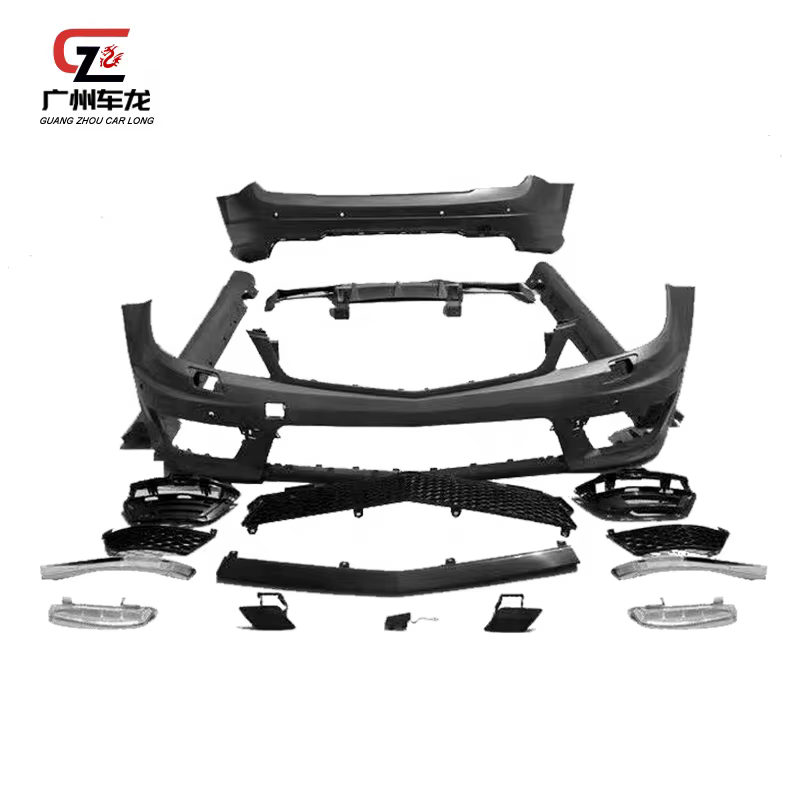 Parachoques C63 AMG delantero trasero faldones Mercedes W204 2011-2014 - imagen 2