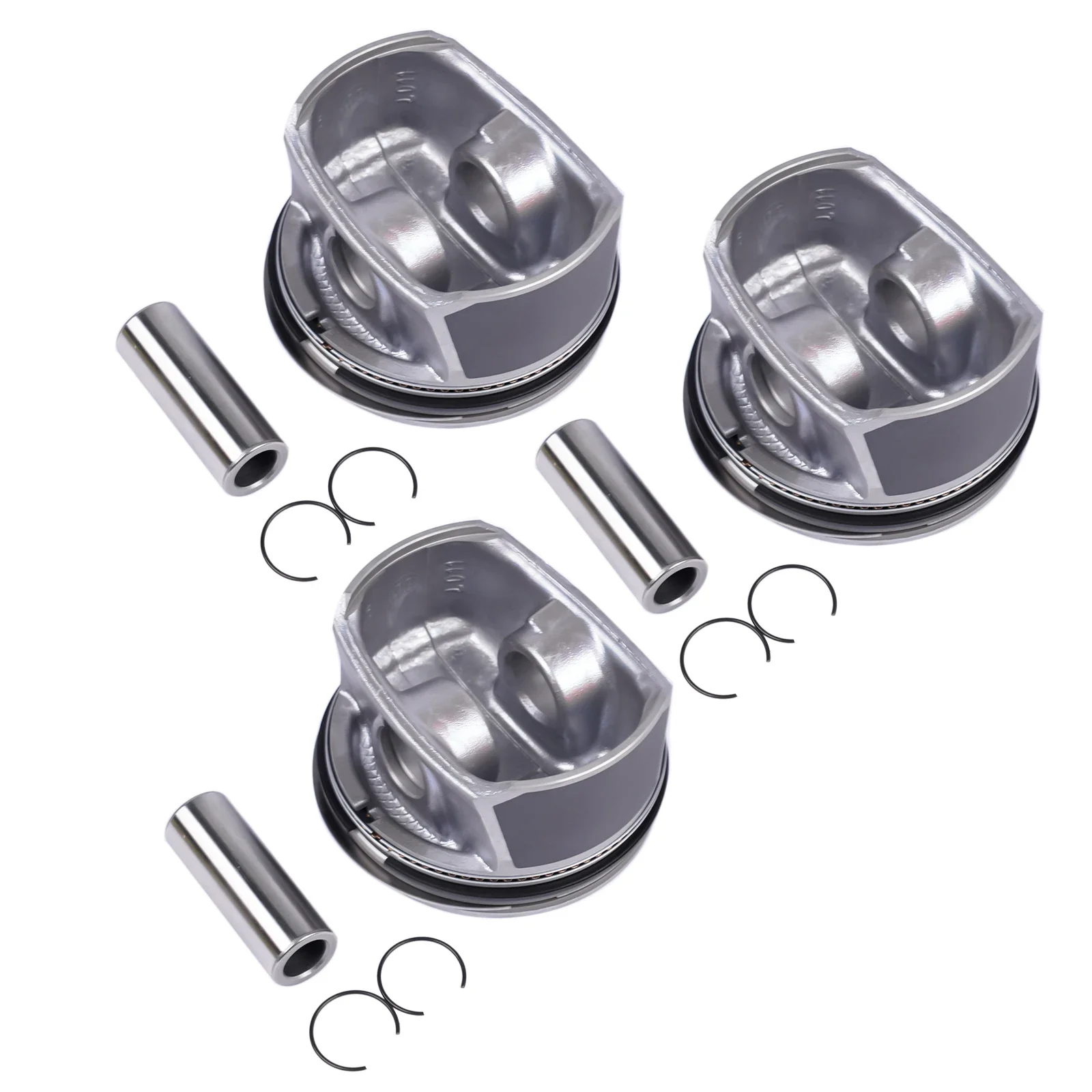 Juego de pistones y anillos para Seat Ibiza III Skoda Fabia VW Fox Polo 1.2 03D107065C - imagen 3