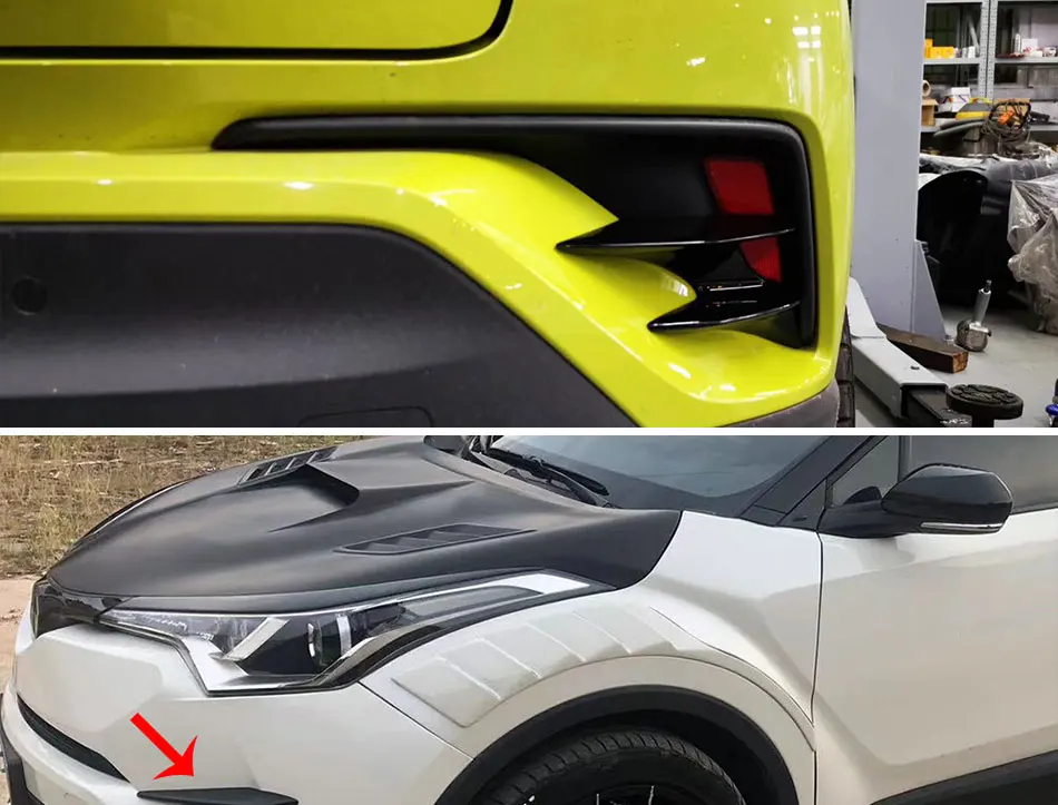 Detalle del kit exterior para Toyota C-HR