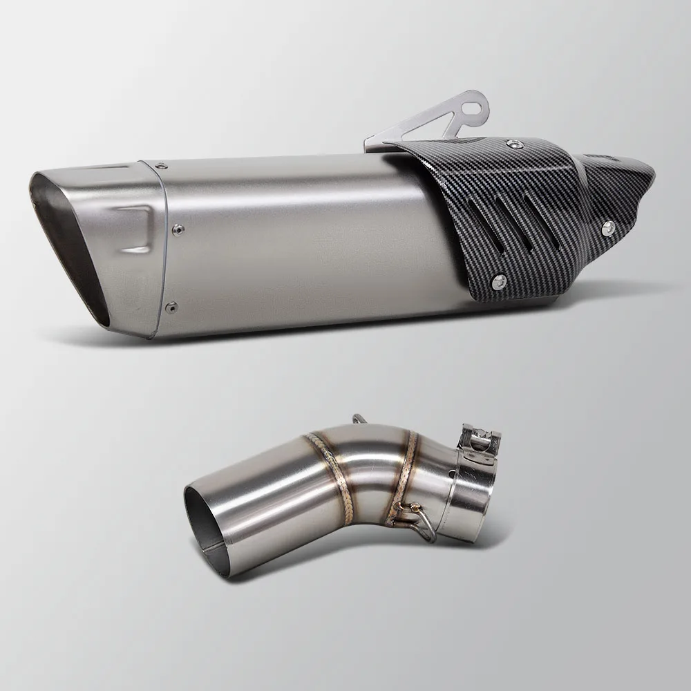 Tubo medio escape deslizante BMW C400/C650 con silenciador M12 - imagen 3