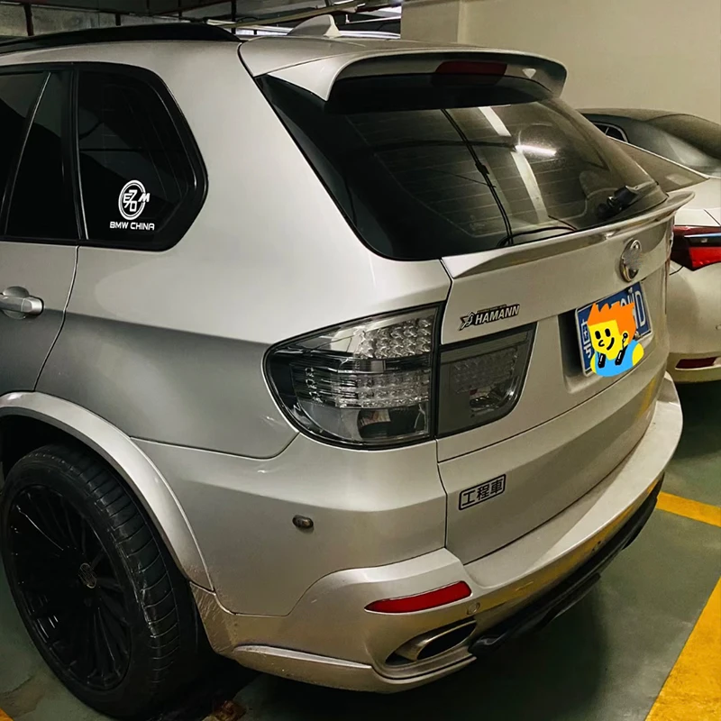 Alerón carbono BMW X5 E70 con tapa maletero negro 2006-2013 - imagen 4