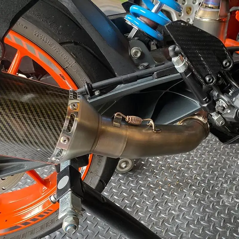 Tubo intermediario de escape inoxidable KTM Duke 125-390 y RC 2017-2021 - imagen 3
