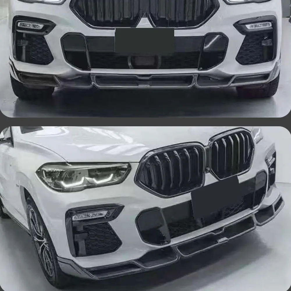 Difusor IIP fibra de carbono parachoques delantero BMW X6 G06 - imagen 4