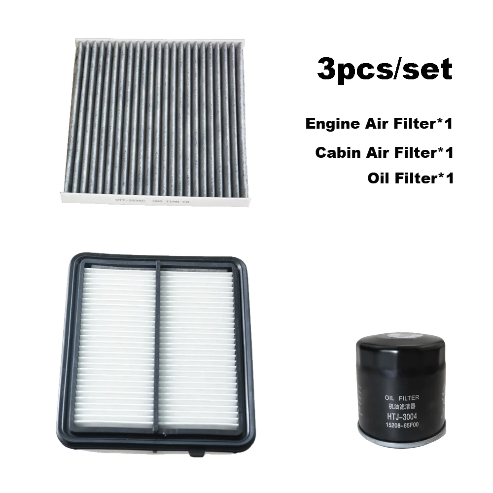 Kit de filtros Nissan Kicks P15 1.5 (2017-2021)