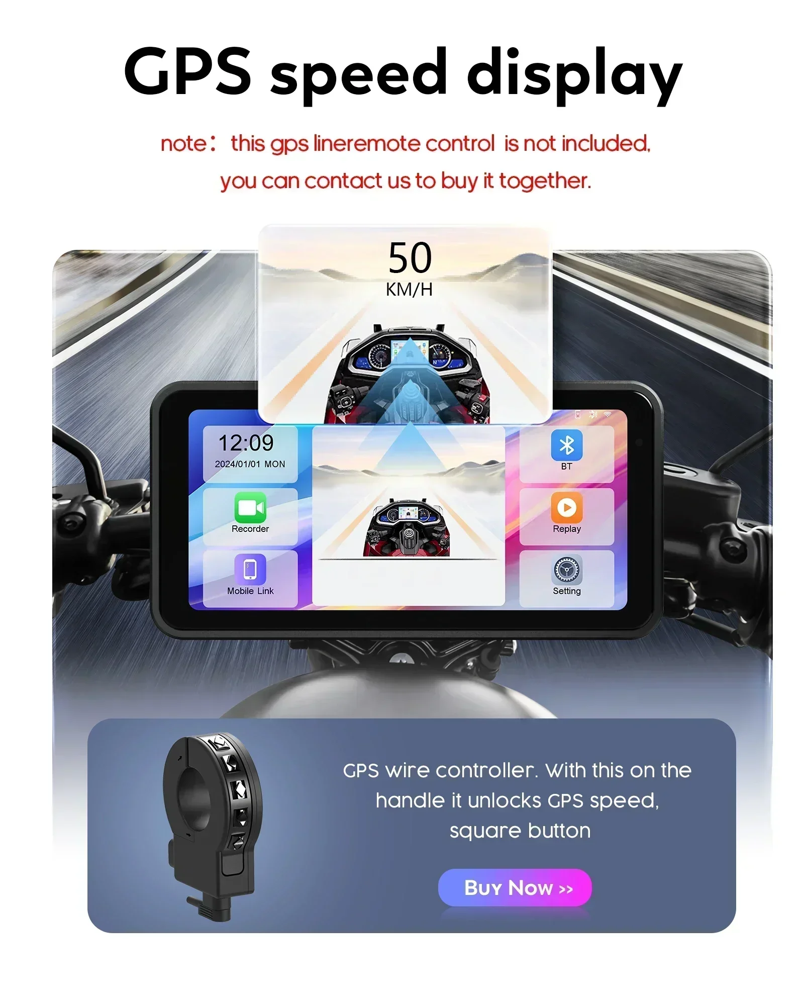 Navegador GPS moto Android WiFi resistente al agua - imagen 5