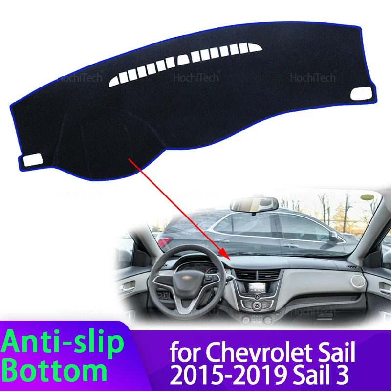 Alfombrilla salpicadero Chevrolet Sail 2015-2019 antideslizante