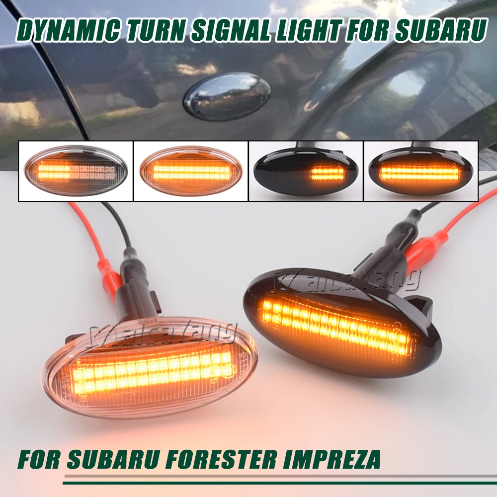 Repetidor LED dinámico guardabarros Binker Subaru Impreza WRX STI