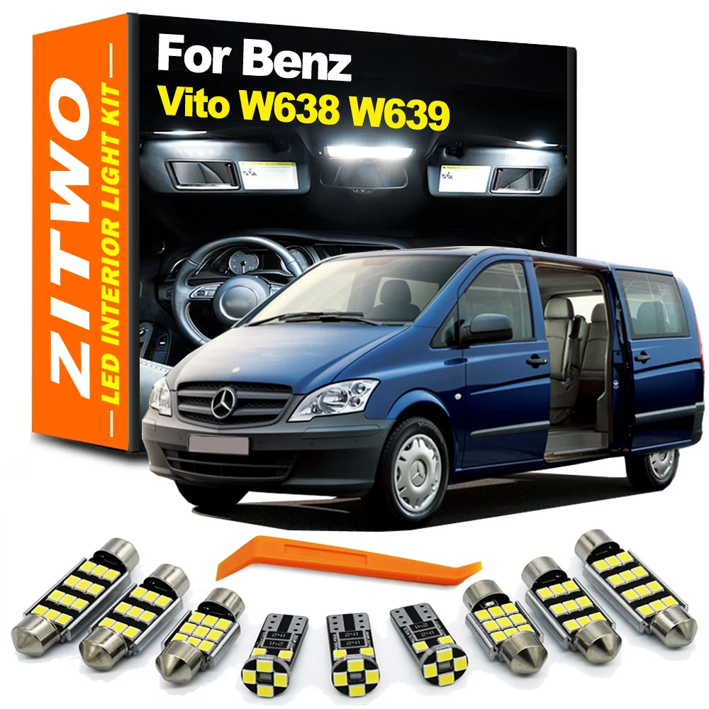 Kit iluminación LED interior ZITWO para Mercedes Vito W638 W639