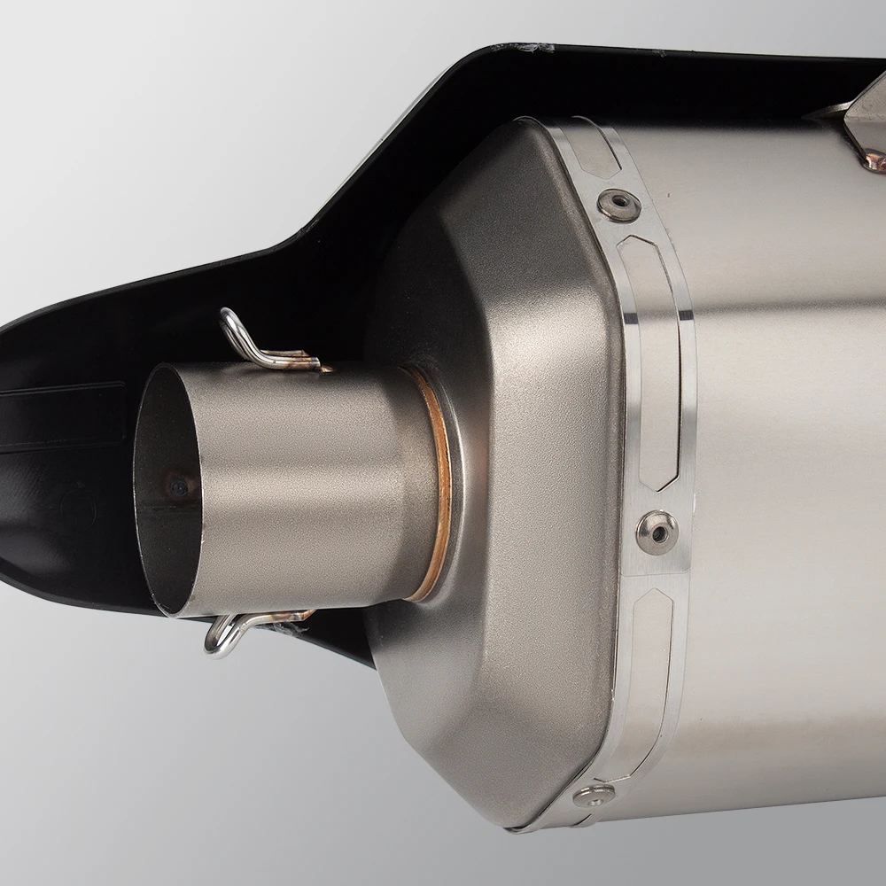 Sistema escape inoxidable BMW R1200GS R1250GS ADV silenciador doble - imagen 5