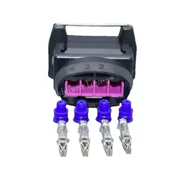 Shhworldsea 282192-1 Conector EV1 hembra de 4 pines para inyector y bobina