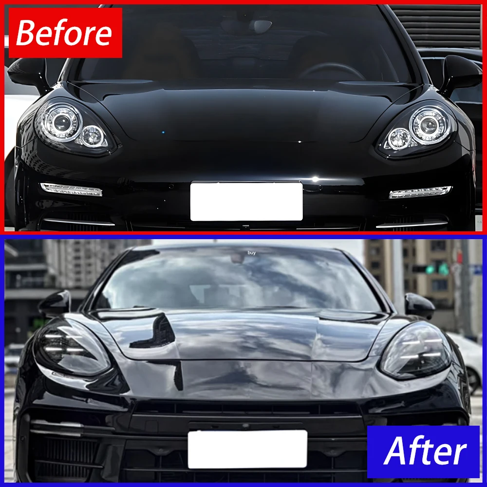 Luces de coche para Porsche Panamera 970.1 970.2 2010-2017 LED conjunto de faros de coche actualización 2024 estilo accesorios de lente de proyector - imagen 3
