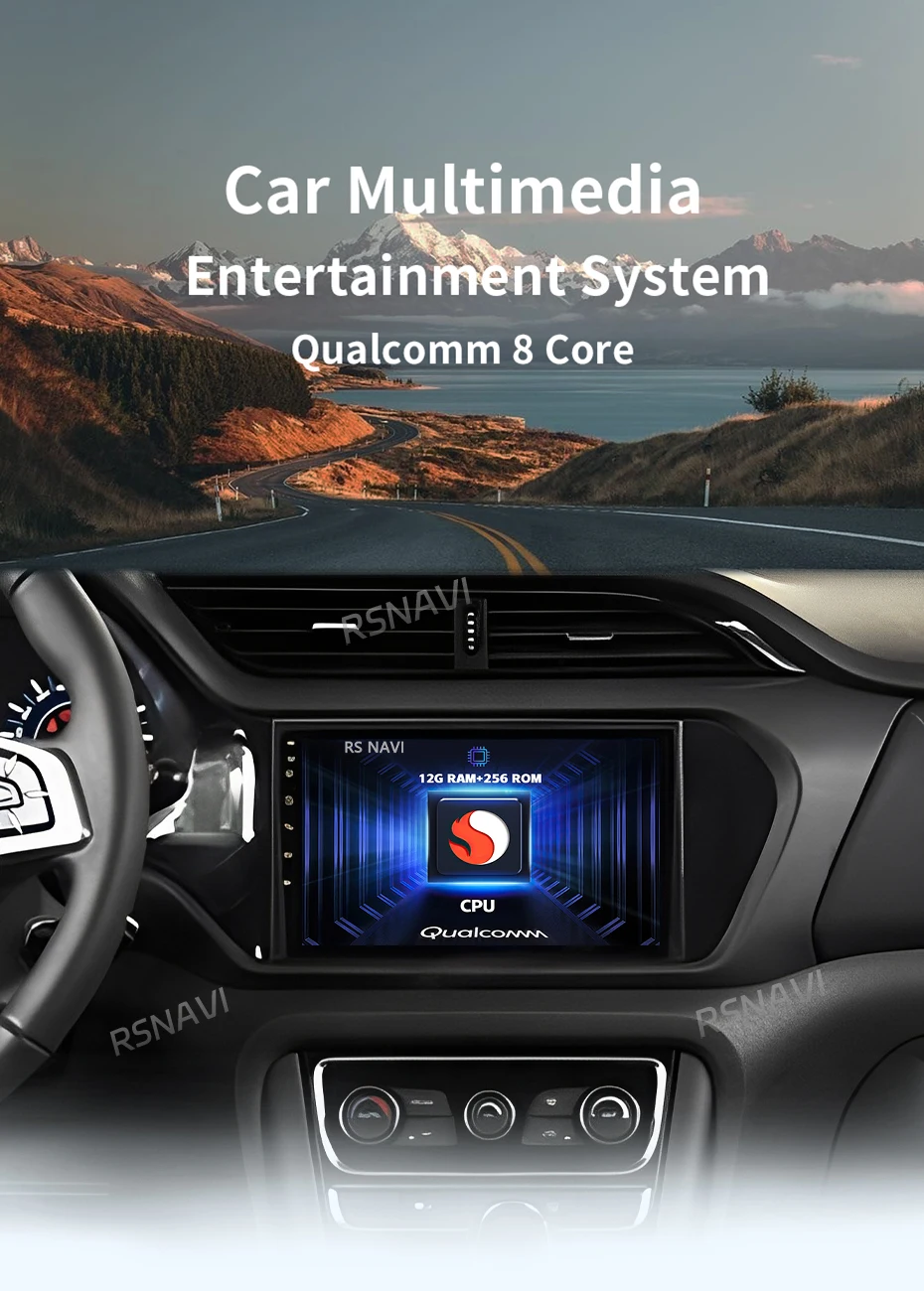 Detalle de la pantalla multimedia 2DIN