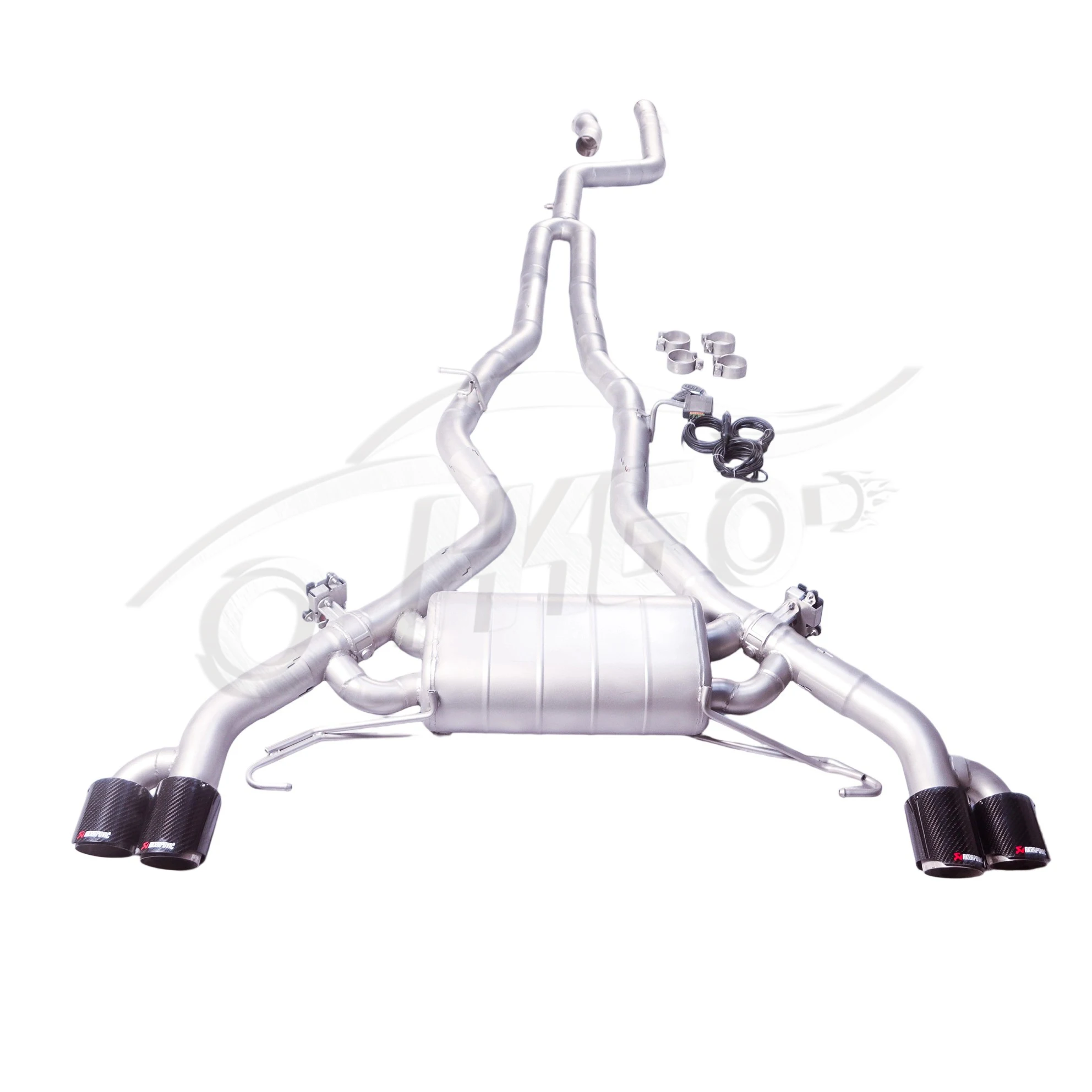Catback ajustable de acero inoxidable BMW X3 X4 M40i 3.0T