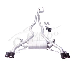 Catback ajustable de acero inoxidable BMW X3 X4 M40i 3.0T