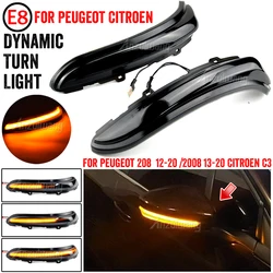 Intermitentes LED dinámicos de espejo Peugeot 208/2008, Citroën C3/C4