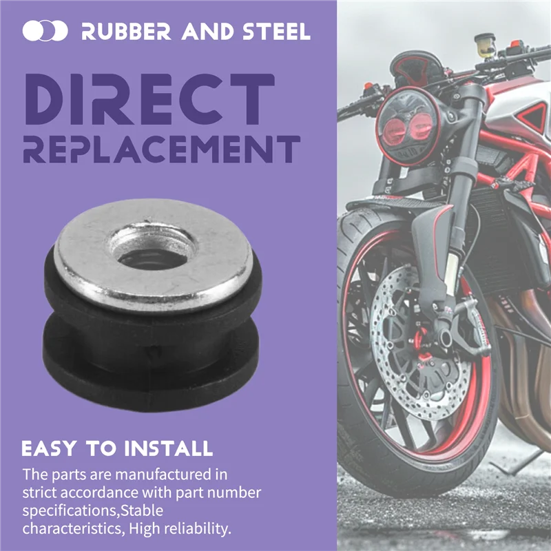 Arandelas de goma para carenados moto – Honda, Yamaha, Suzuki, Kawasaki - imagen 4