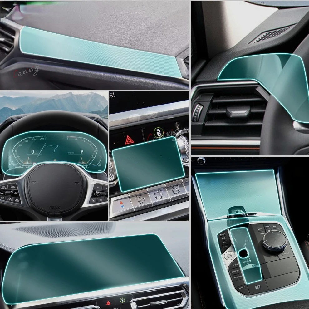 Protector de pantalla TPU para consola central BMW Serie 3 G20 - imagen 3