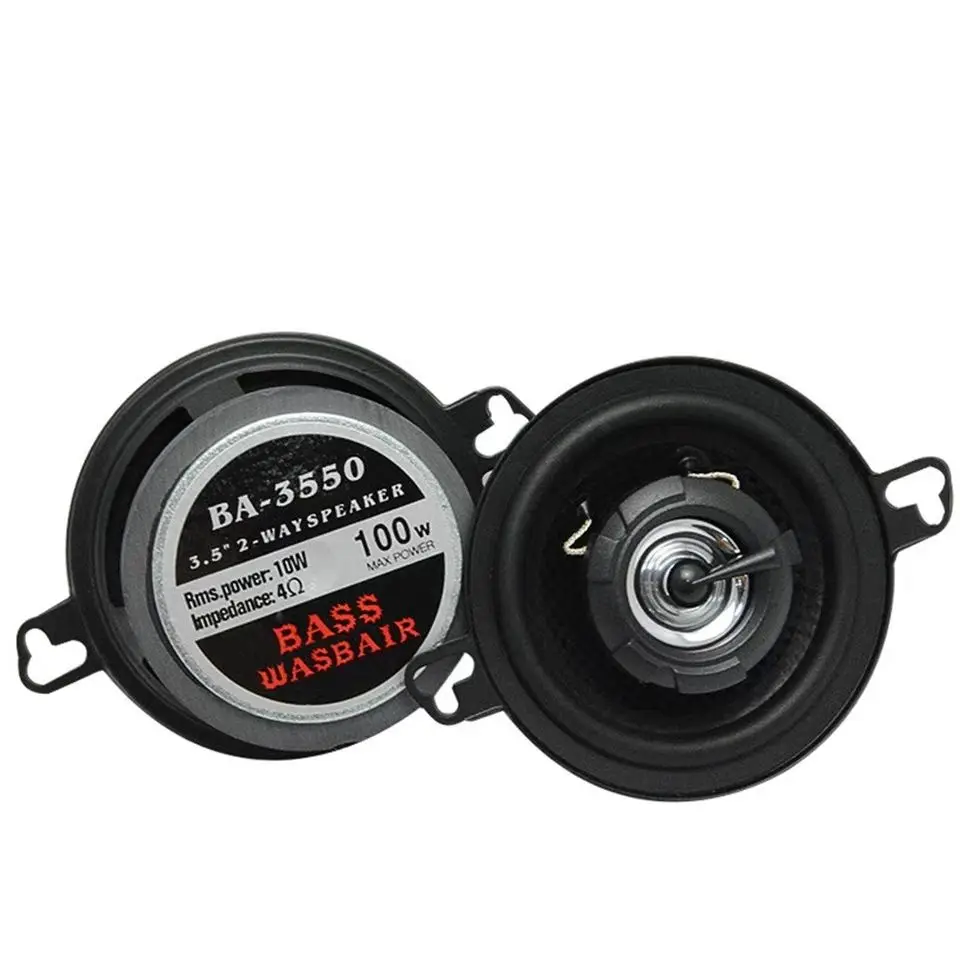 Altavoz coche coaxial 3,5 pulgadas agudos medios y bajos – universal - imagen 4