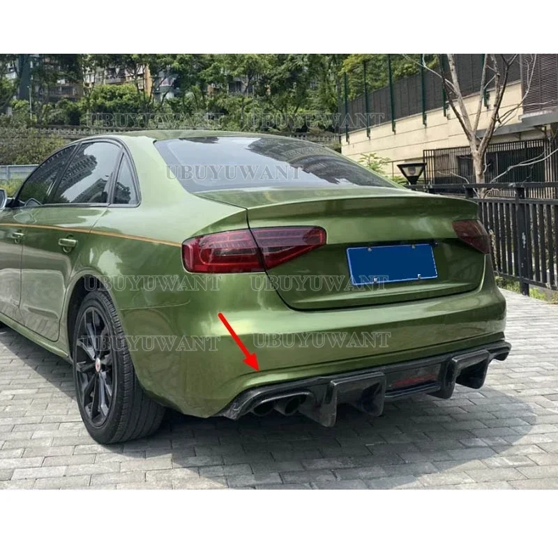 Protector difusor trasero para Audi A4 S4 B8.5 en fibra de carbono - imagen 3