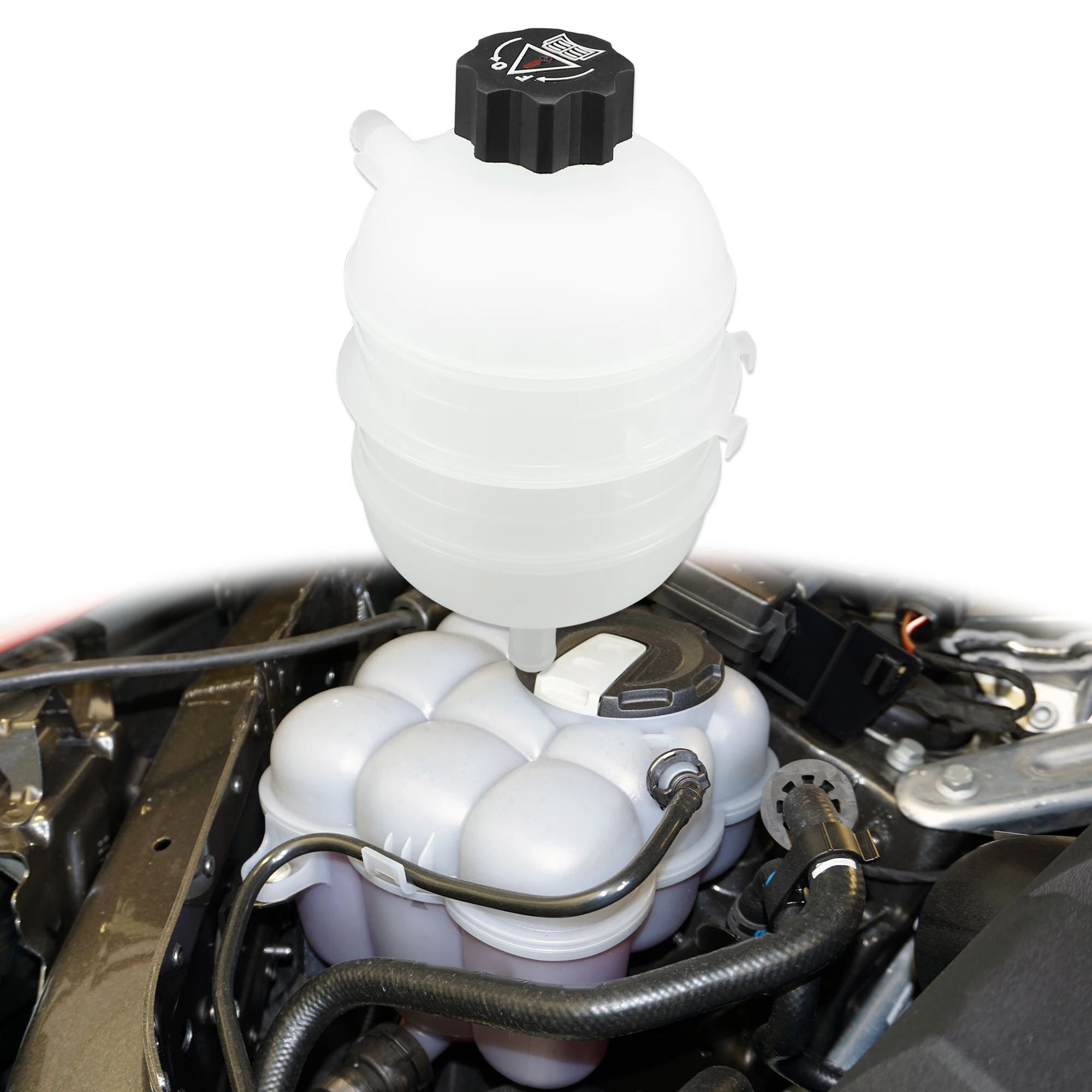 UXCELL Vaso de expansión Peugeot 206 CC 1.6 con tapa - imagen 3