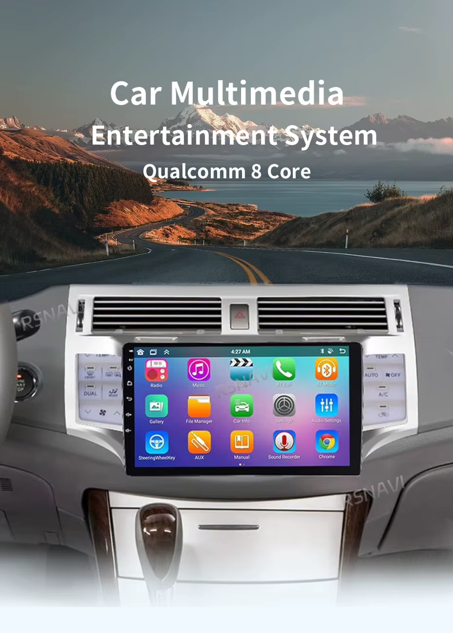 Instalación de la unidad multimedia en el Toyota Avalon
