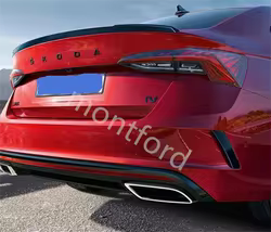Alerón trasero ABS estilo V para Skoda Octavia 2020-2021
