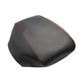 Black with red