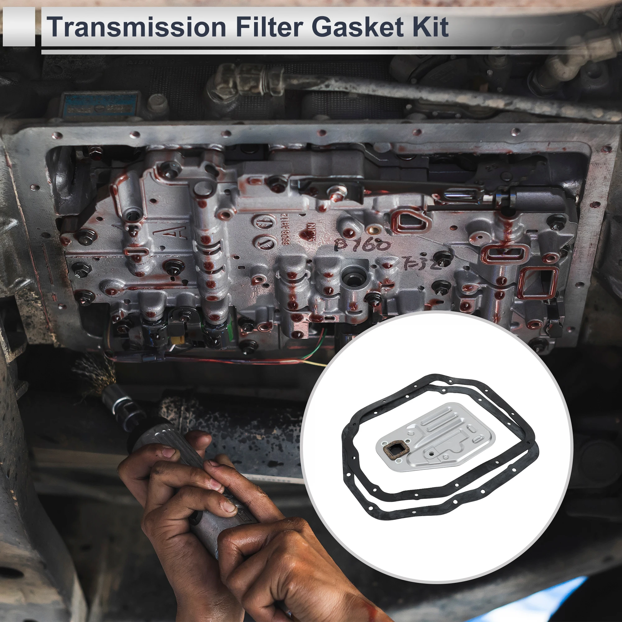 Kit junta filtro transmisión UXCELL Mitsubishi Galant 1992-1998 automática - imagen 2