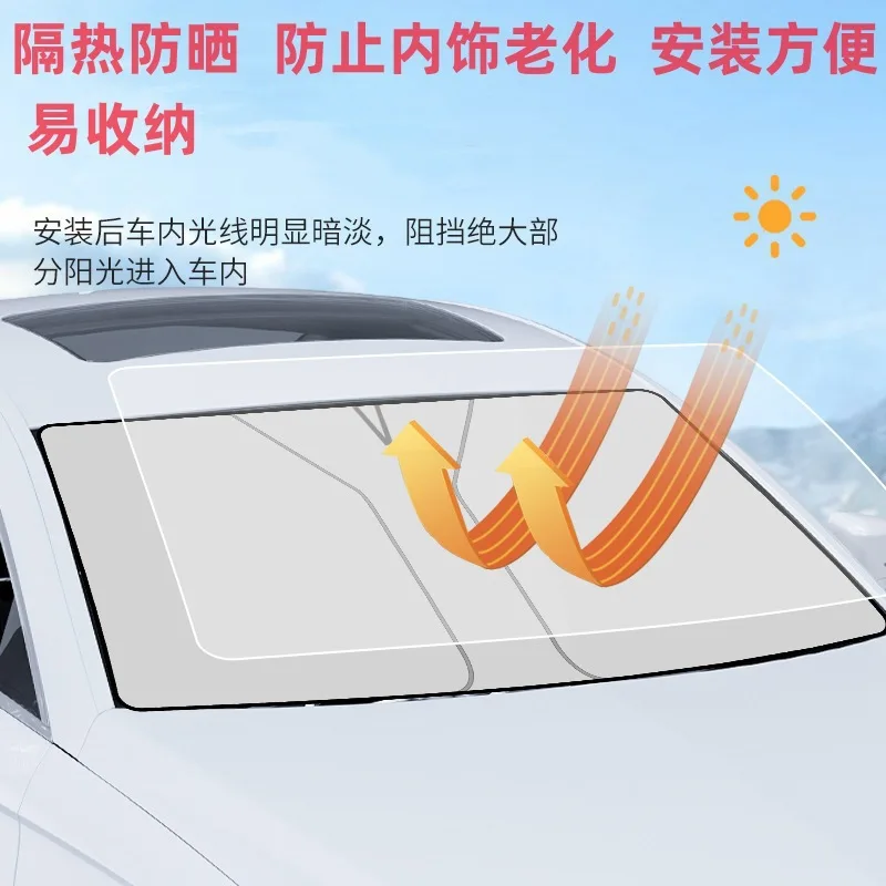 Parasol para coche con protección solar e aislamiento térmico - imagen 4