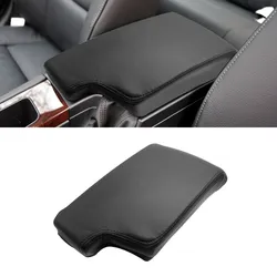 Funda negra de microfibra para reposabrazos BMW E90 (2005-2012)