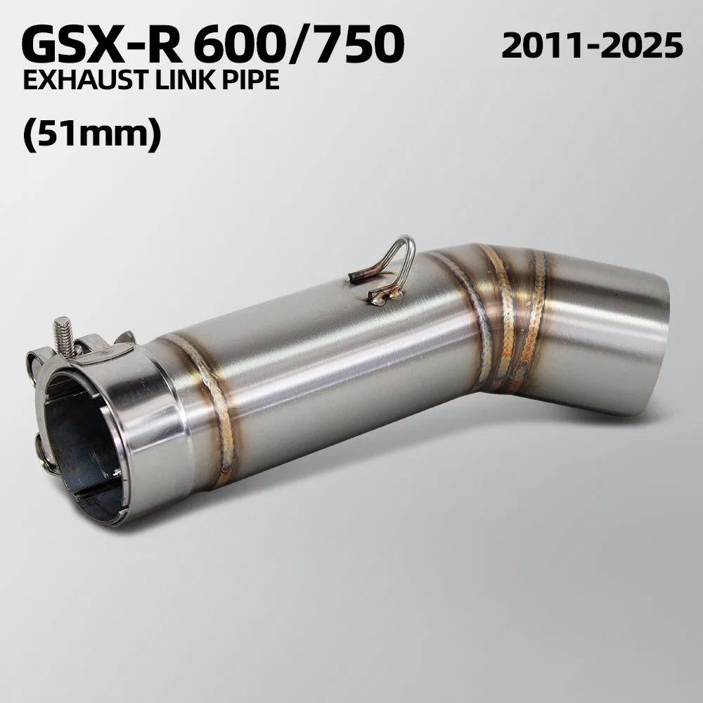 Tubo adaptador escape Suzuki GSXR/GSXS 600/750 2011-2025 inoxidable - imagen 3