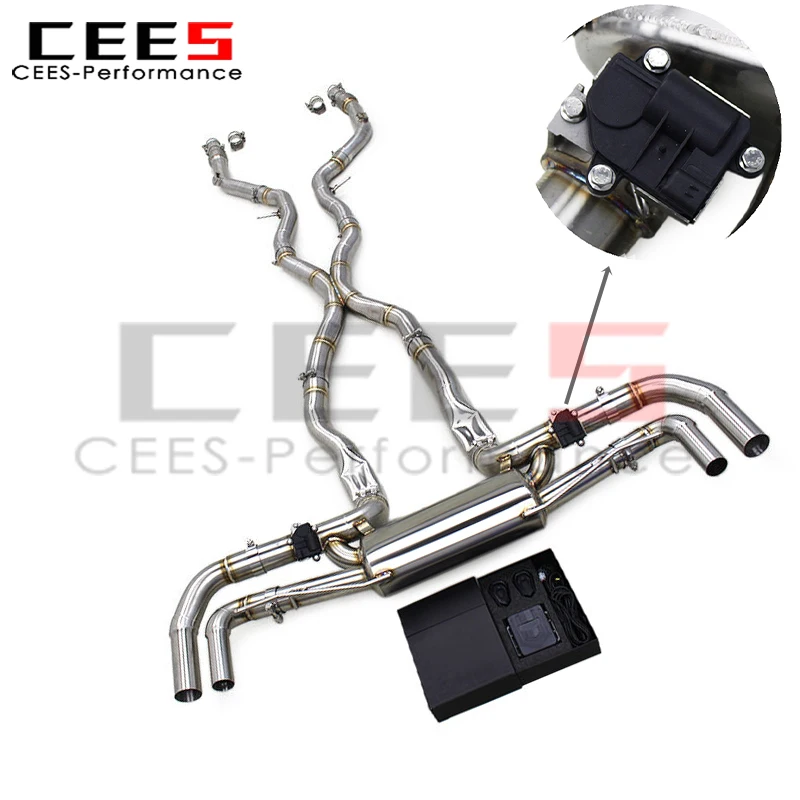 Sistema escape catback Cees con válvula - Mercedes GLE580 4.0L V8 (2016-2024)